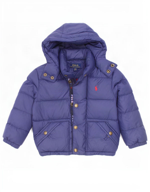 Polo Ralph Lauren Chaqueta acolchada con gráfico para bebé niño 18-24 meses Azul marino