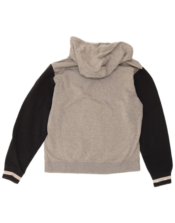 Nike Jersey con capucha gráfica para hombre XS Gris Colorblock Algodón