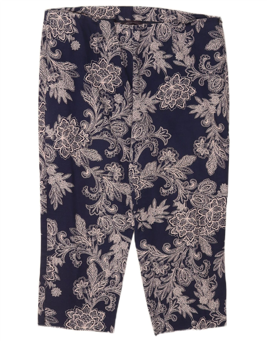 Marks & Spencer Pantalones Capri con Estampado Abstracto para Mujer UK 40 Large W34 L19