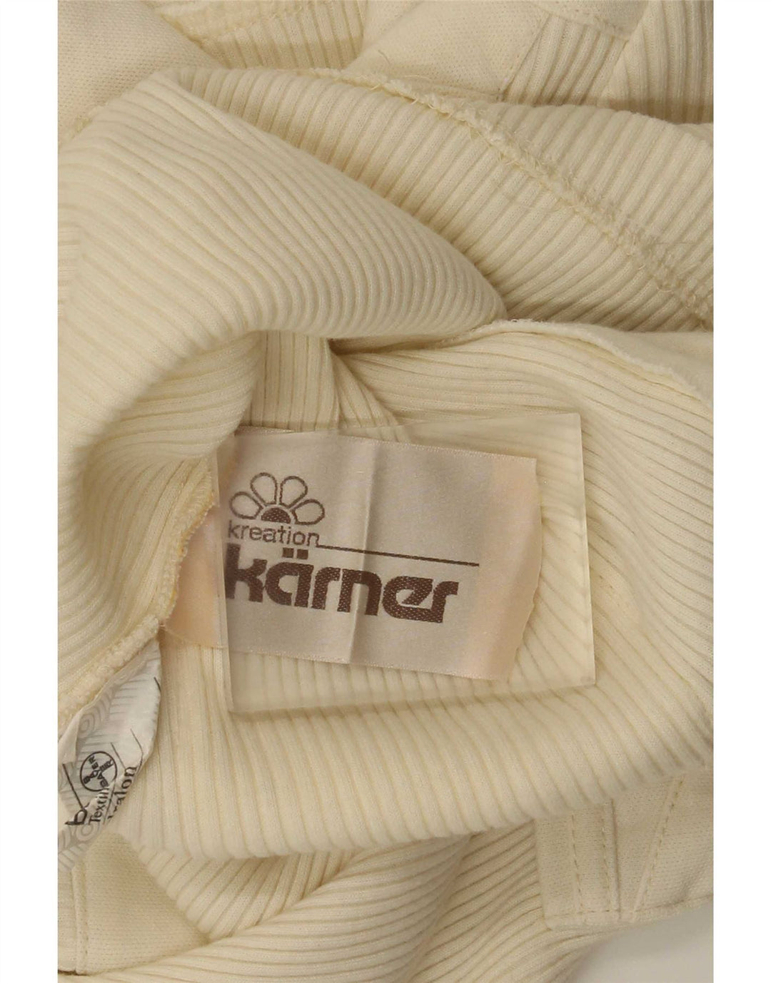 Karner Suéter tipo cárdigan de manga corta para mujer IT 40 Small Off White