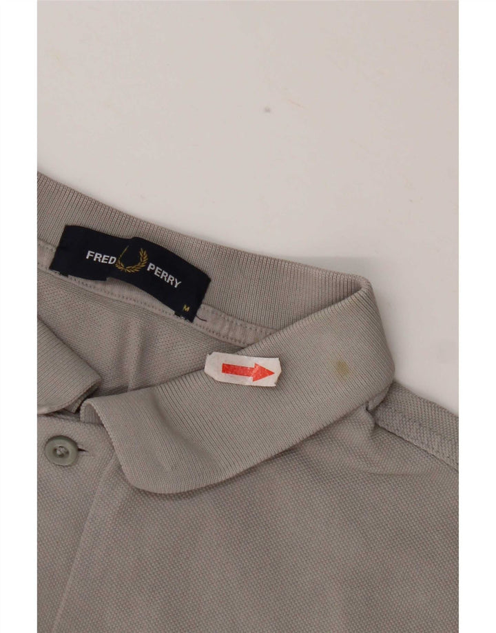 Polo Fred Perry Hombre De Algodón Gris Medio