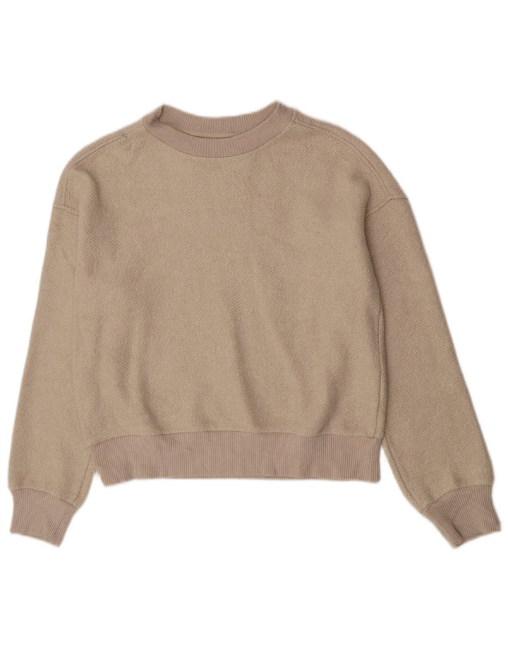 Benetton Jersey Con Cuello Barco Para Mujer UK 40 Small Off White Classic