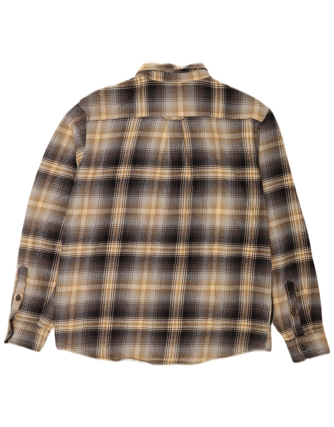 Camisa De Franela Orvis Para Hombre Algodón A Cuadros Multicolor Grande