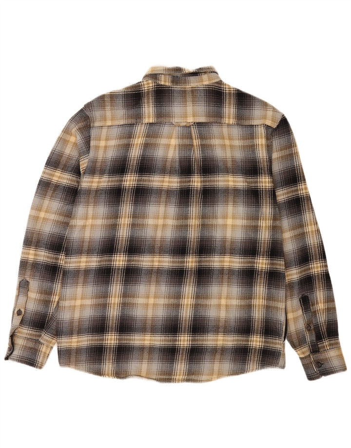 Camisa De Franela Orvis Para Hombre Algodón A Cuadros Multicolor Grande
