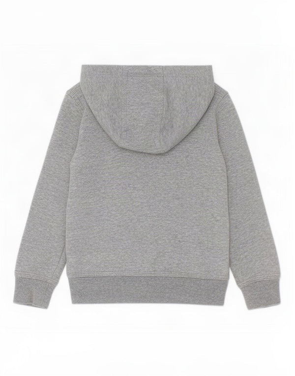 Nike Sudadera con capucha y cremallera para niños de 3 a 4 años XS Algodón moteado gris