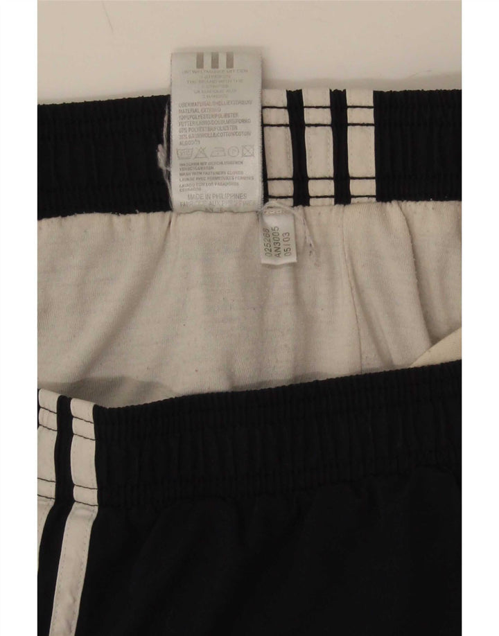 Adidas Bermudas deportivas para hombre, talla grande, azul marino