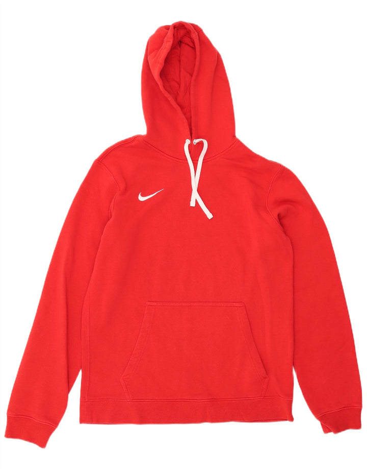 Nike - Sudadera con capucha para hombre, color rojo medio, algodón