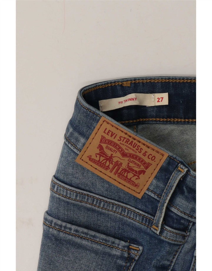 Vaqueros Levi's Mujer 711 Skinny W27 L28 Azul