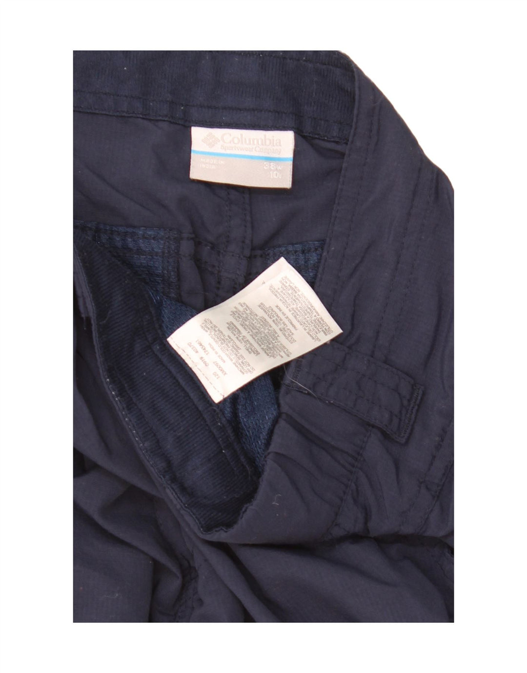 Shorts cargo para hombre COLUMBIA W38 XL Nylon azul marino