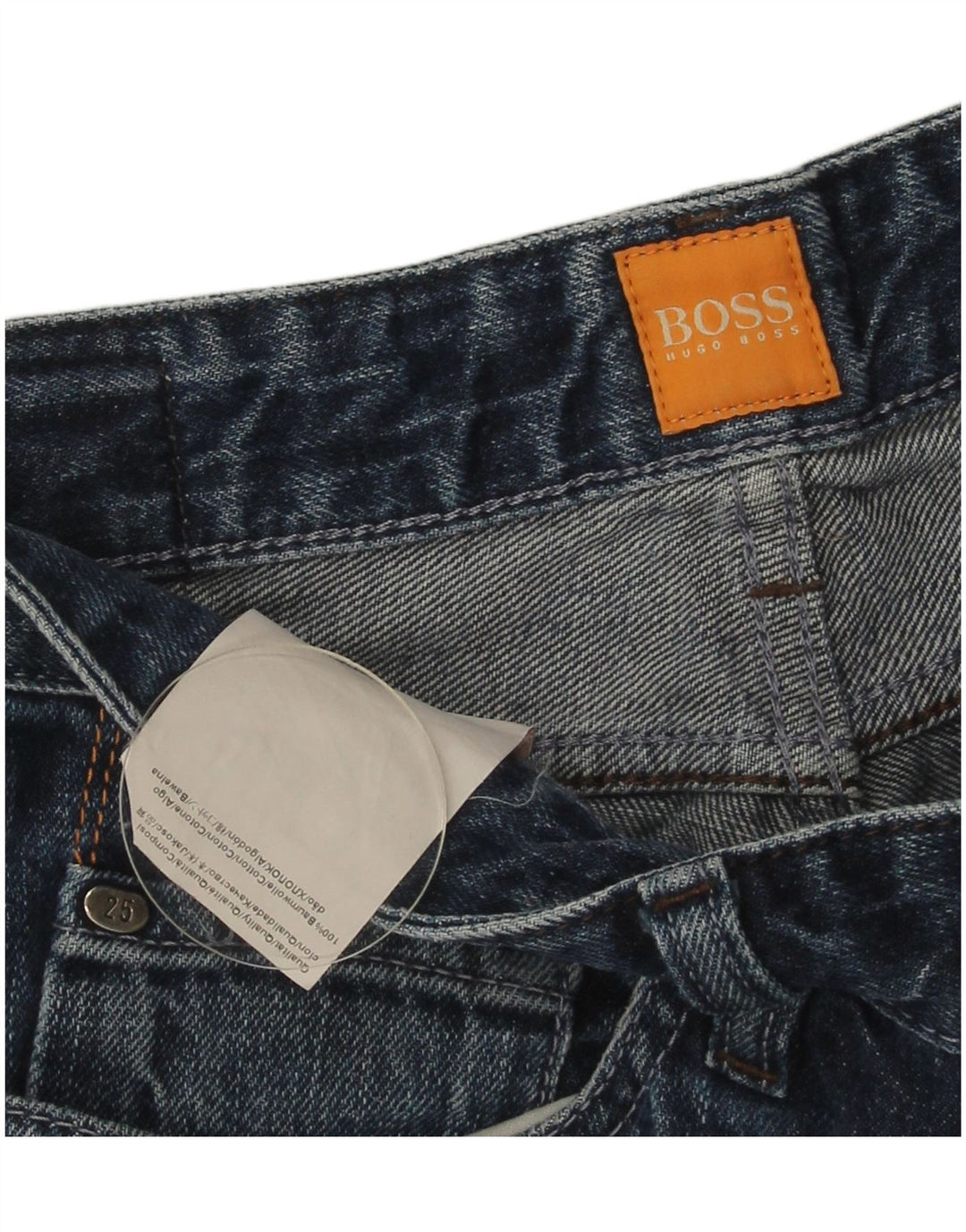 Vaqueros Hugo Boss Hombre Rectos W31 L34 Algodón Azul