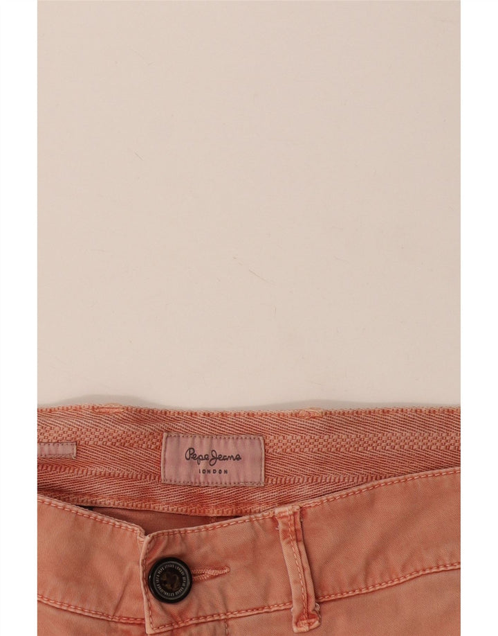 PEPE Jeans Pantalones cortos chinos para hombre W36 Large Pink