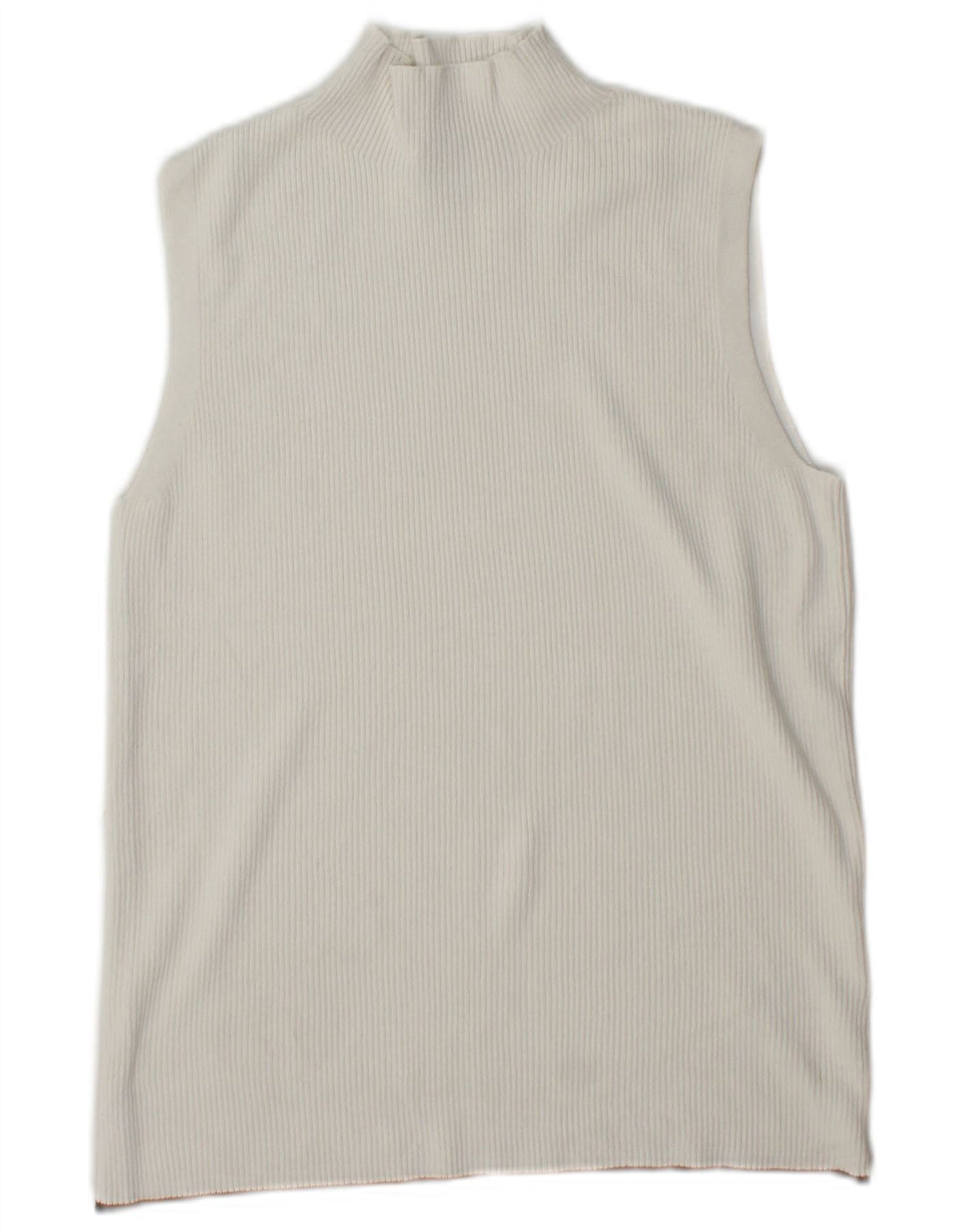 Marks & Spencer - Camiseta sin mangas para mujer, talla 40, talla grande, viscosa blanca