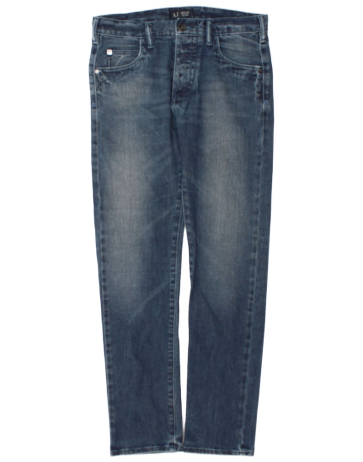 Vaqueros Armani Hombre Slim W32 L32 Algodón Azul