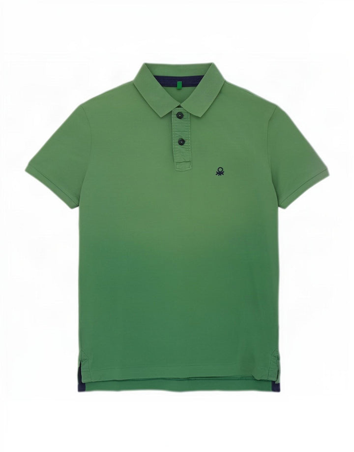 Polo Benetton Hombre Verde Grande