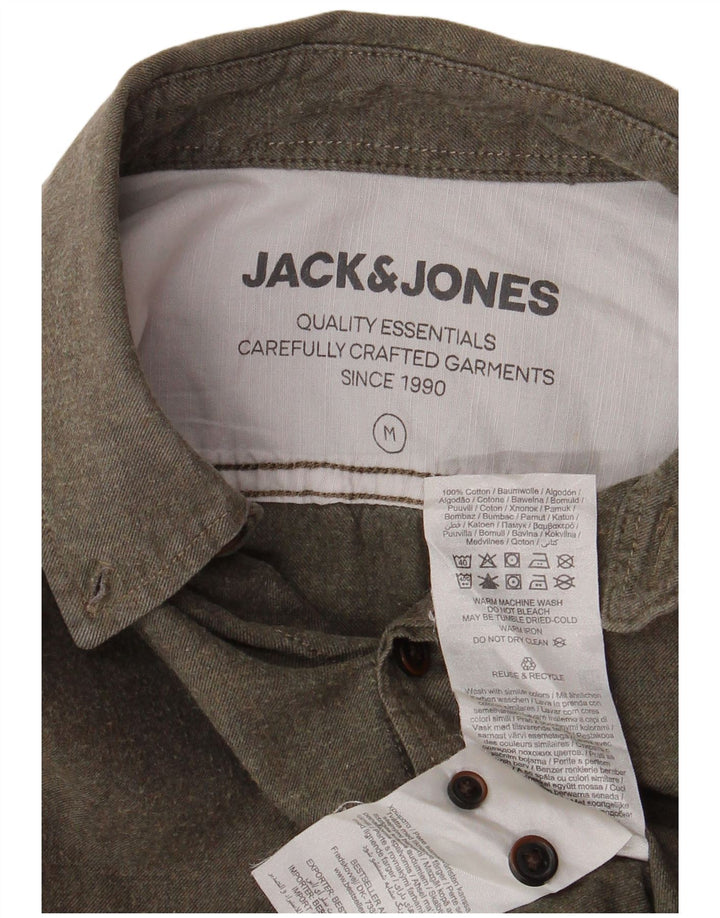 Camisa Jack & Jones Hombre Medium Khaki Algodón