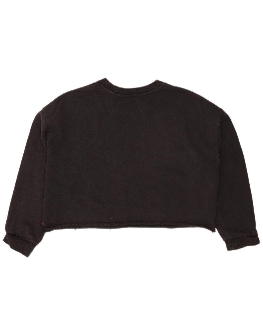 Levi's - Sudadera corta extragrande para mujer, talla 40, talla grande, color gris a rayas