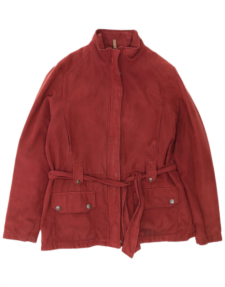 Musto Chaqueta utilitaria para mujer UK 46 Grande Poliéster burdeos
