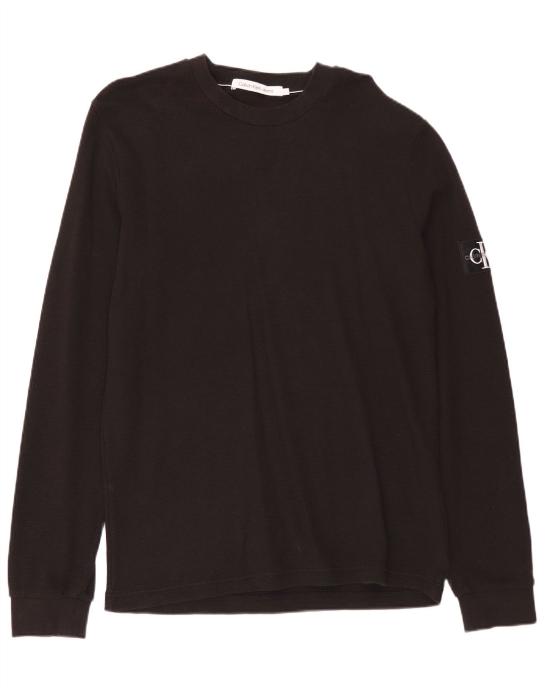 Calvin Klein Jeans Hombre Top Manga Larga Grande Marrón