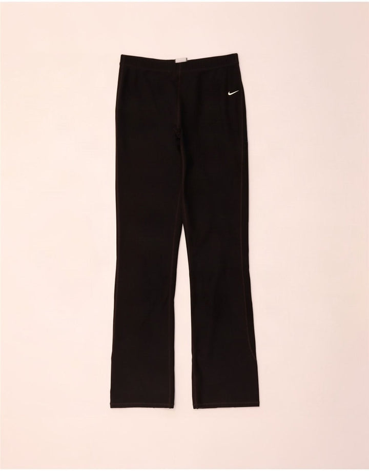 Nike Pantalones de chándal para mujer UK 10/12 Medium Negro Poliéster