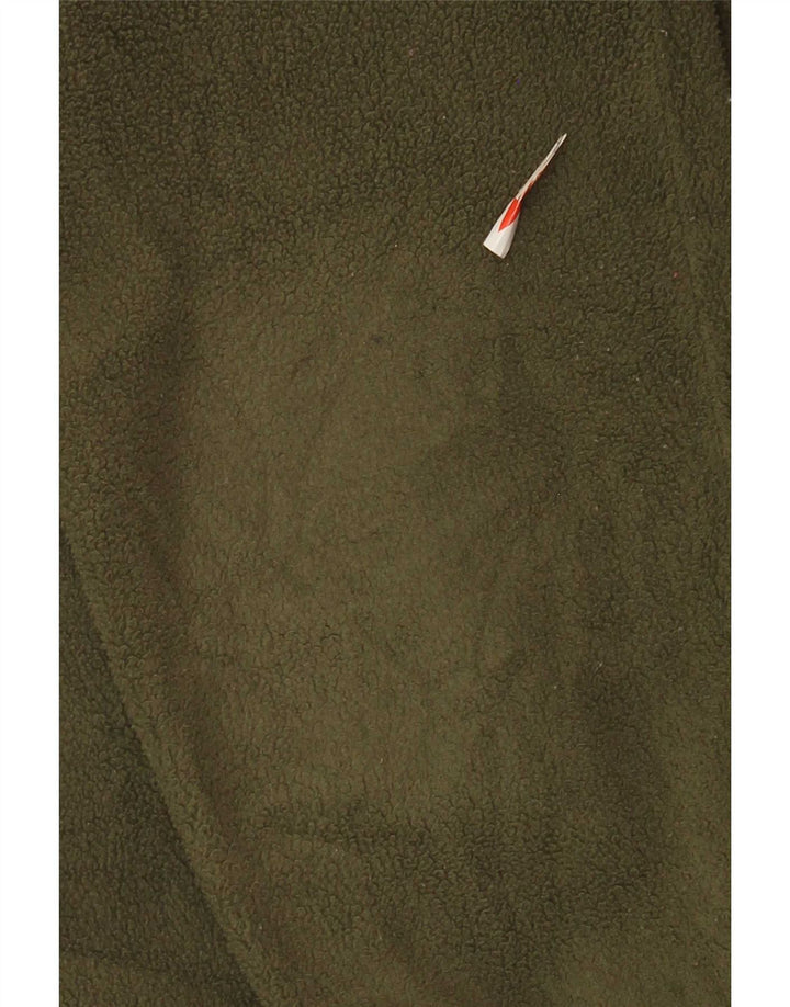 Champion Chaqueta polar para hombre ES 36 Small Verde Colorblock Poliéster