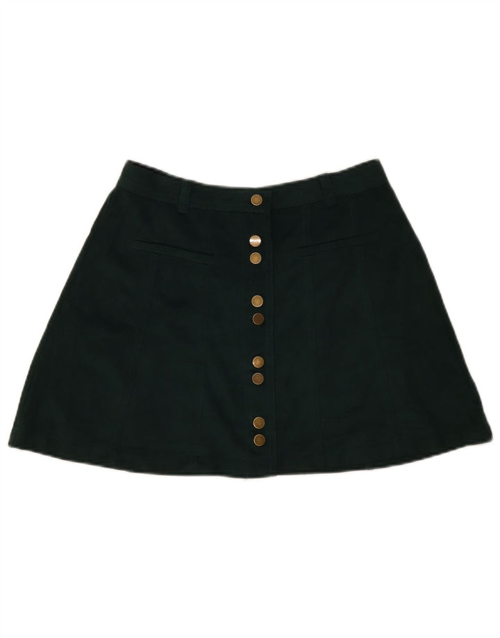 Zara Mujer Trafaluc Minifalda Pequeña W26 Verde