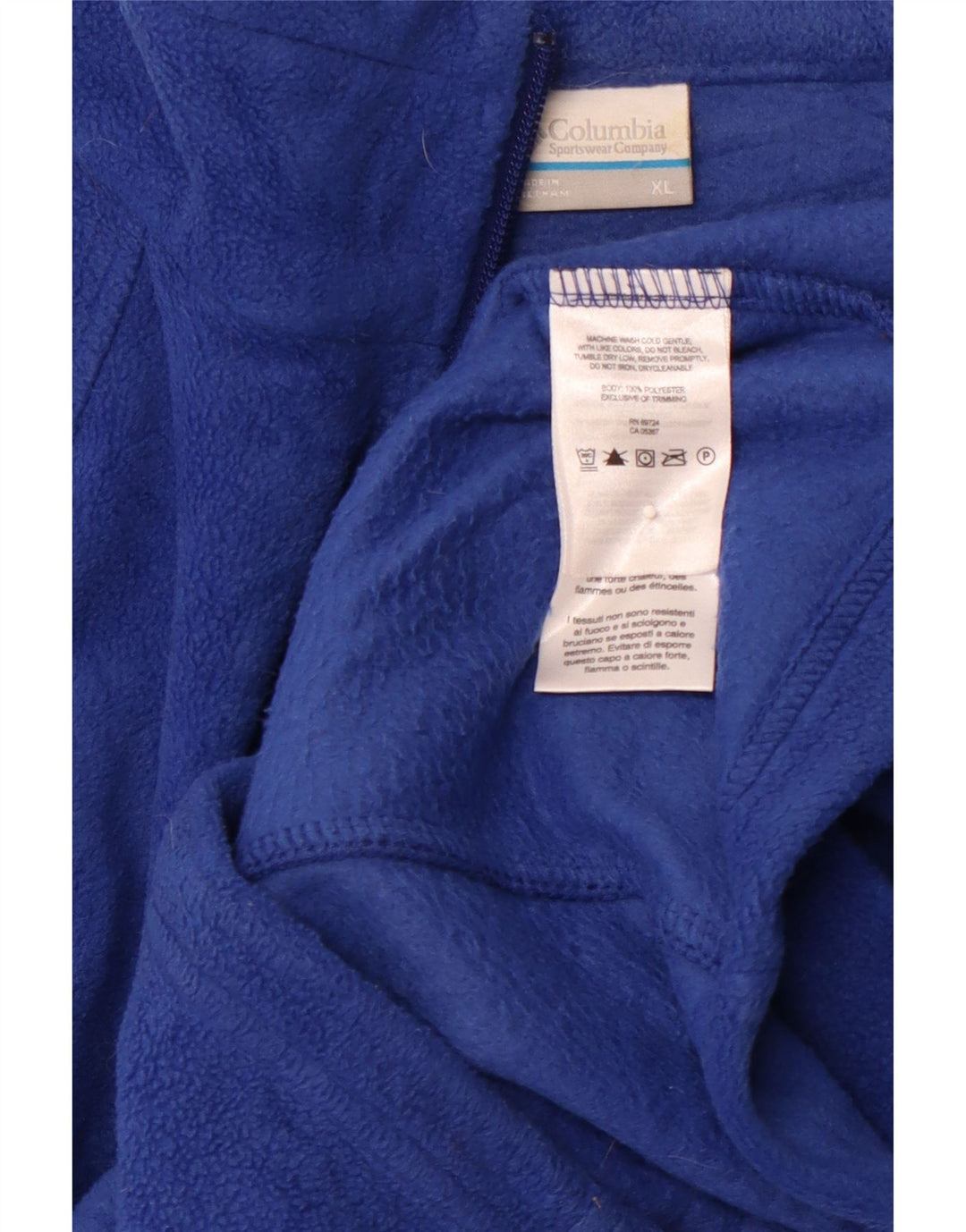 Chaqueta polar COLUMBIA para mujer ES 40 XL Poliéster azul