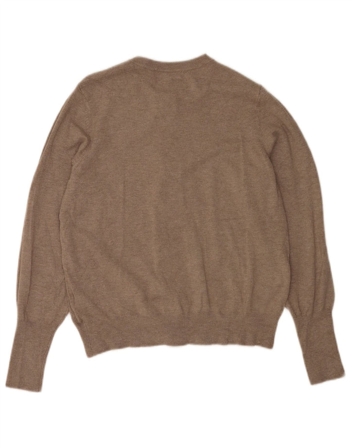 Marks & Spencer Suéter tipo cárdigan para mujer UK 44 Viscosa gris medio