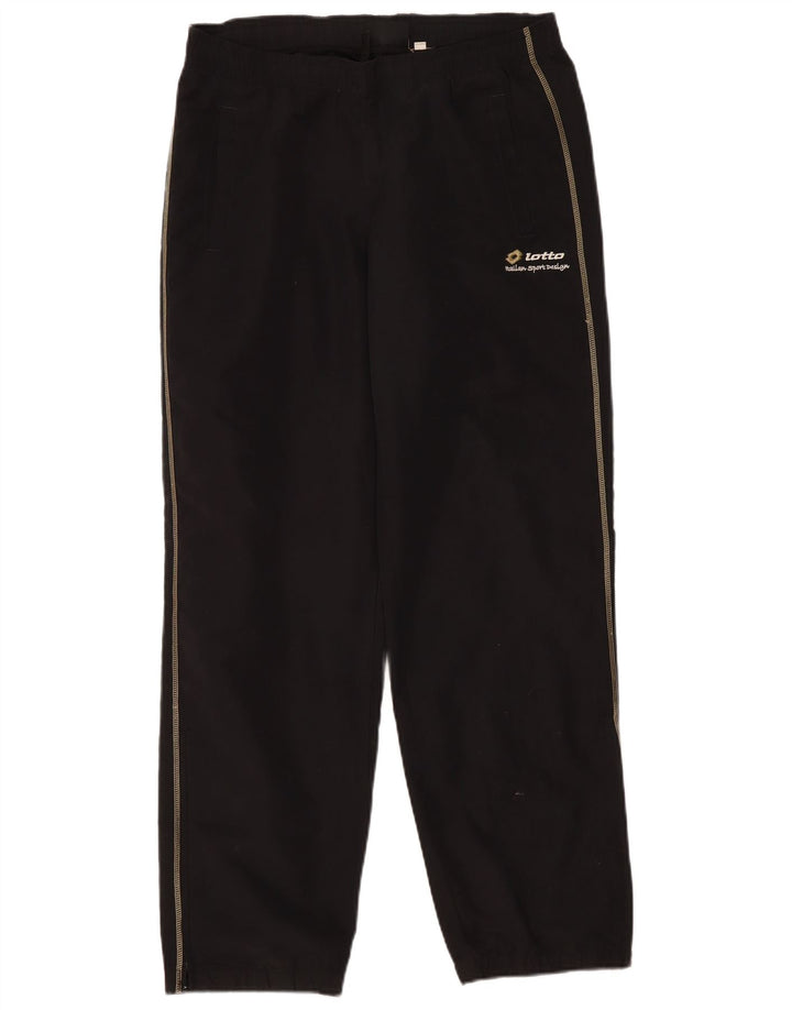 Lotto Hombre Pantalones De Chándal Joggers Large Negro