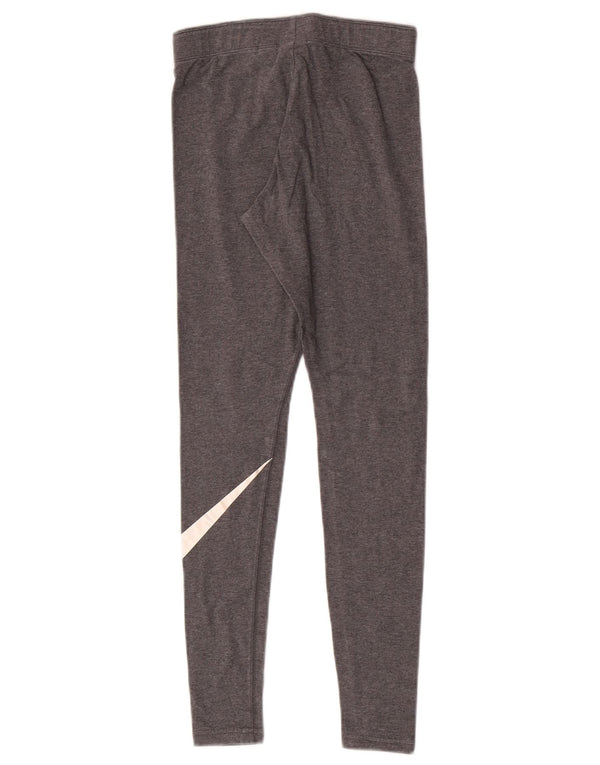 Nike Leggings gráficos para mujer UK 4 XS Gris Algodón