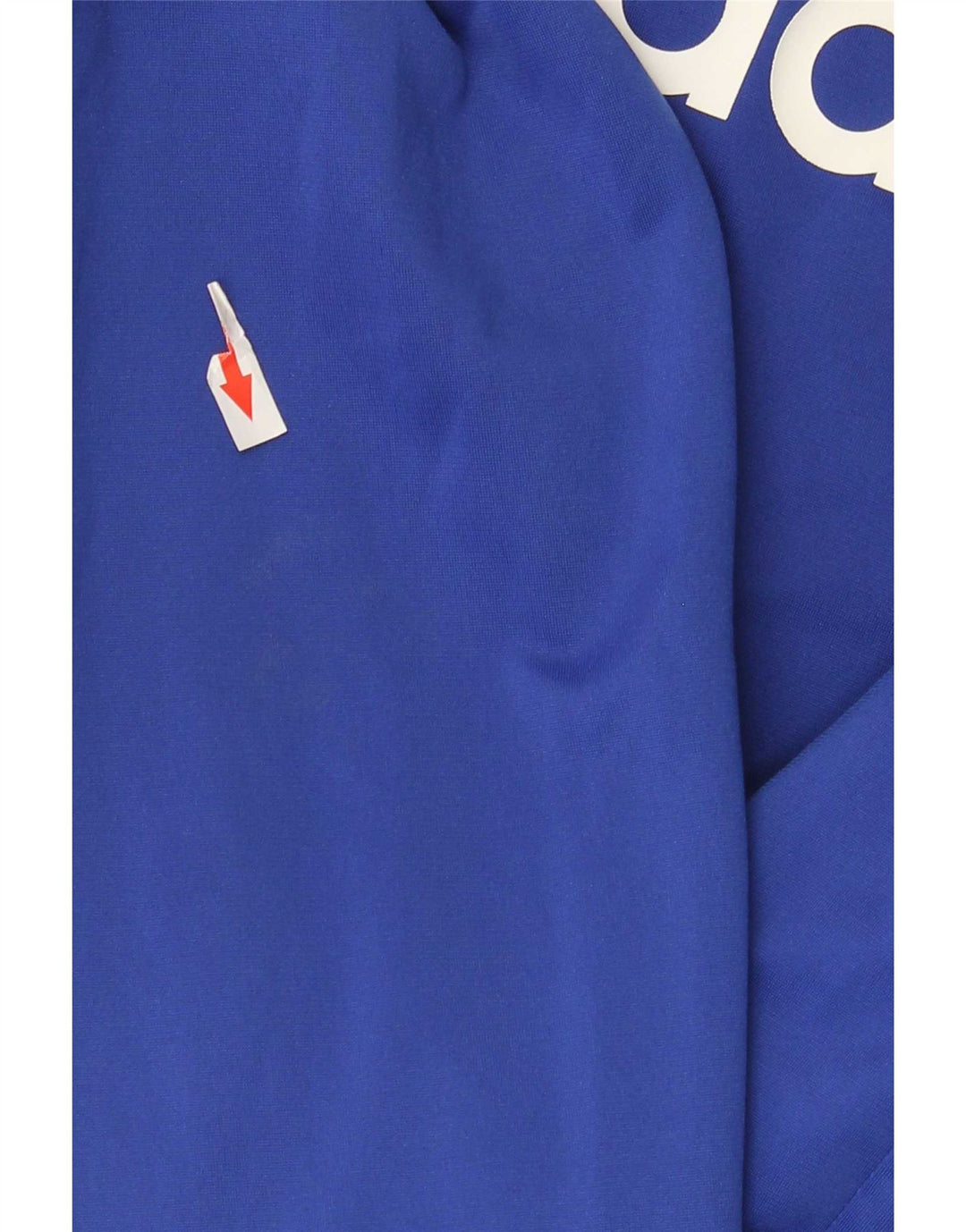 Adidas Boys Graphic Chándal Top Chaqueta 15-16 Años Azul Poliéster