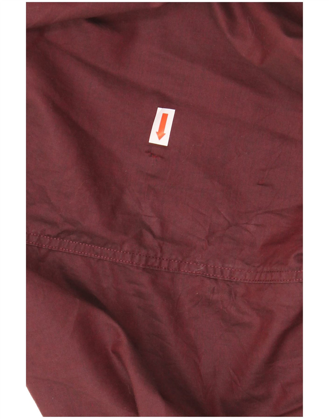 CALVIN KLEIN Camisa de corte regular para hombre Talla 18 2XL Algodón granate