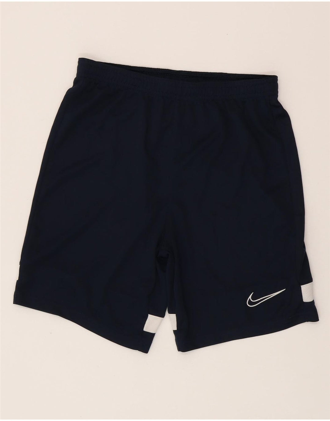 NIKE Pantalones cortos deportivos Dri Fit para niños 12-13 años Grande Azul marino Colorblock