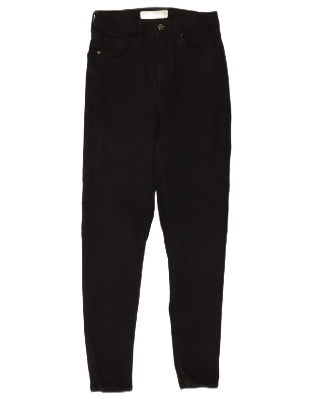 TOPSHOP Womens Skinny Jeans W25 L26 Black Polyester