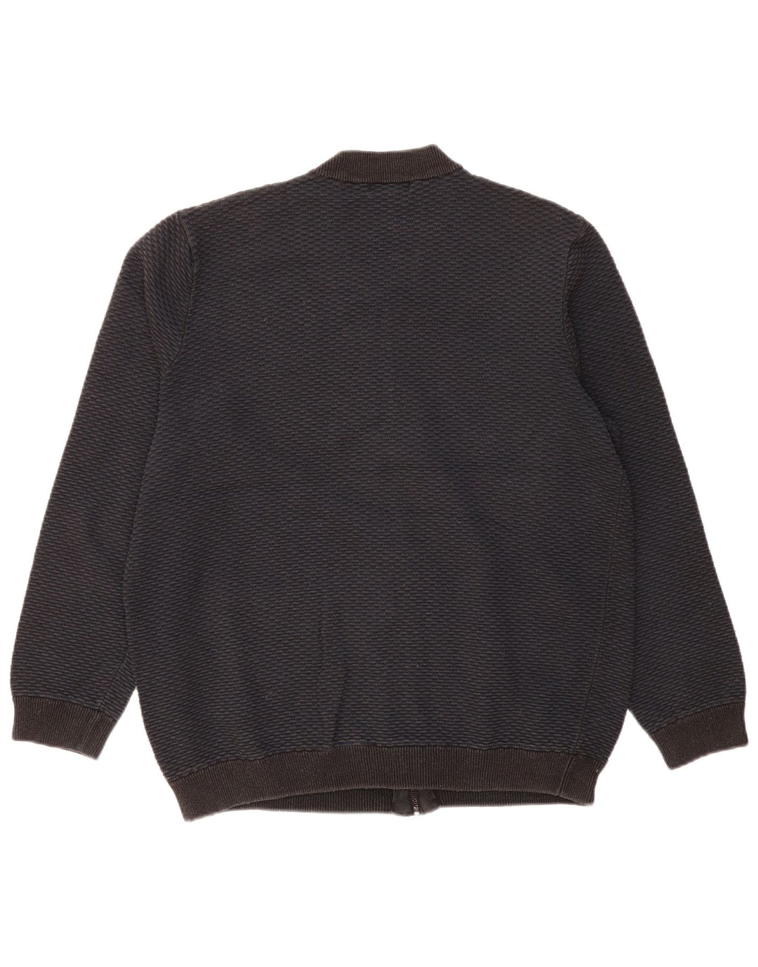 Marks & Spencer - Cárdigan con cremallera completa para hombre, talla 2XL, algodón negro