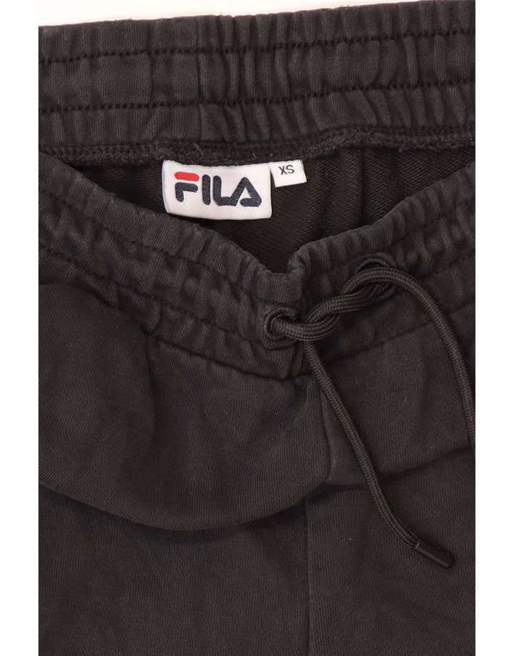 FILA Pantalones de chándal gráficos para mujer Joggers UK 6 XS Negro