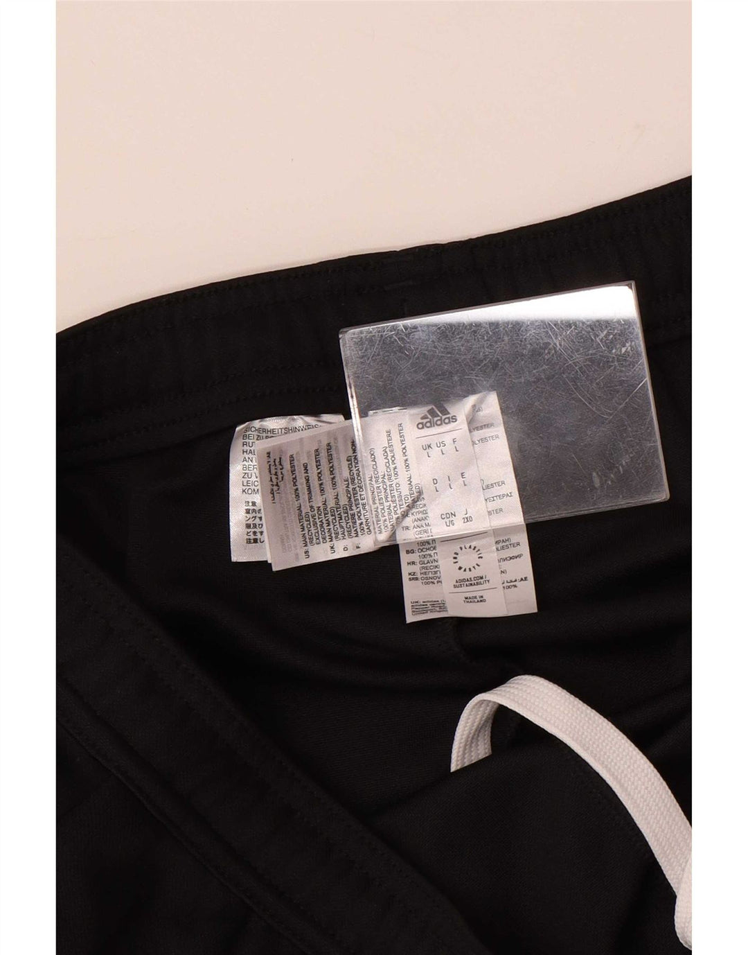 Pantalón De Chándal Adidas Hombre Grande Negro Poliéster