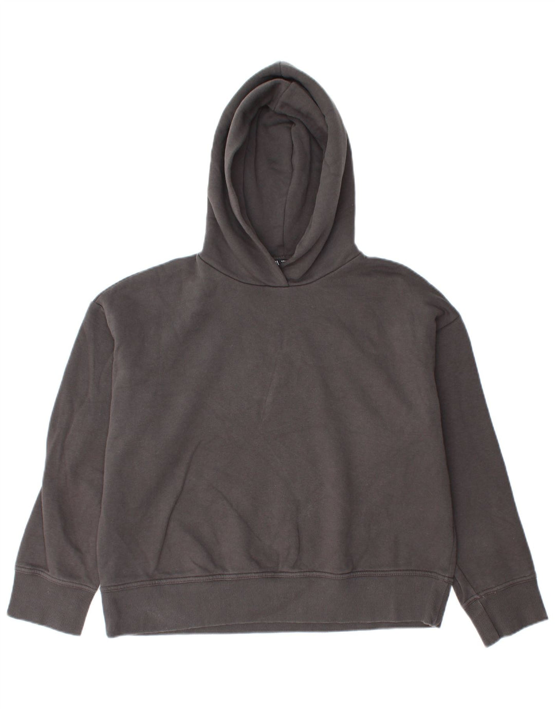 Zara Jersey con capucha extragrande para mujer UK 44 Algodón gris medio