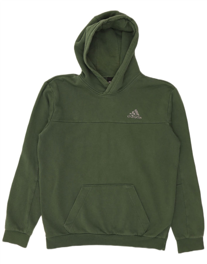ADIDAS Hombre Sudadera con capucha Jumper Algodón verde medio