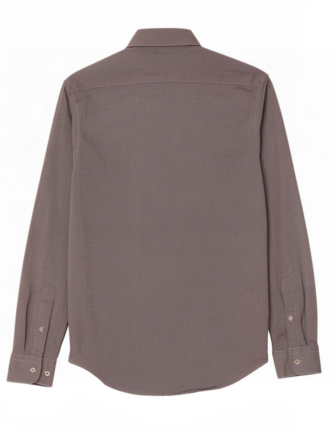 Zara Hombre Camisa Regular Fit Algodón Gris Medio