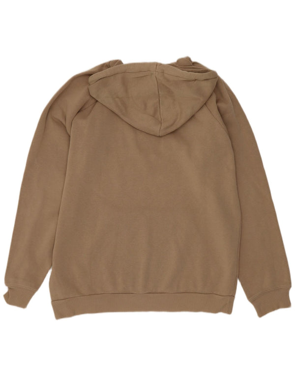 Adidas Hombre Sudadera Con Capucha Gráfica Jersey De Algodón Beige Medio