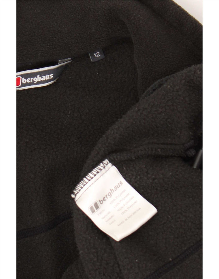 Berghaus - Chaqueta polar con forro para mujer, talla M, poliéster negro