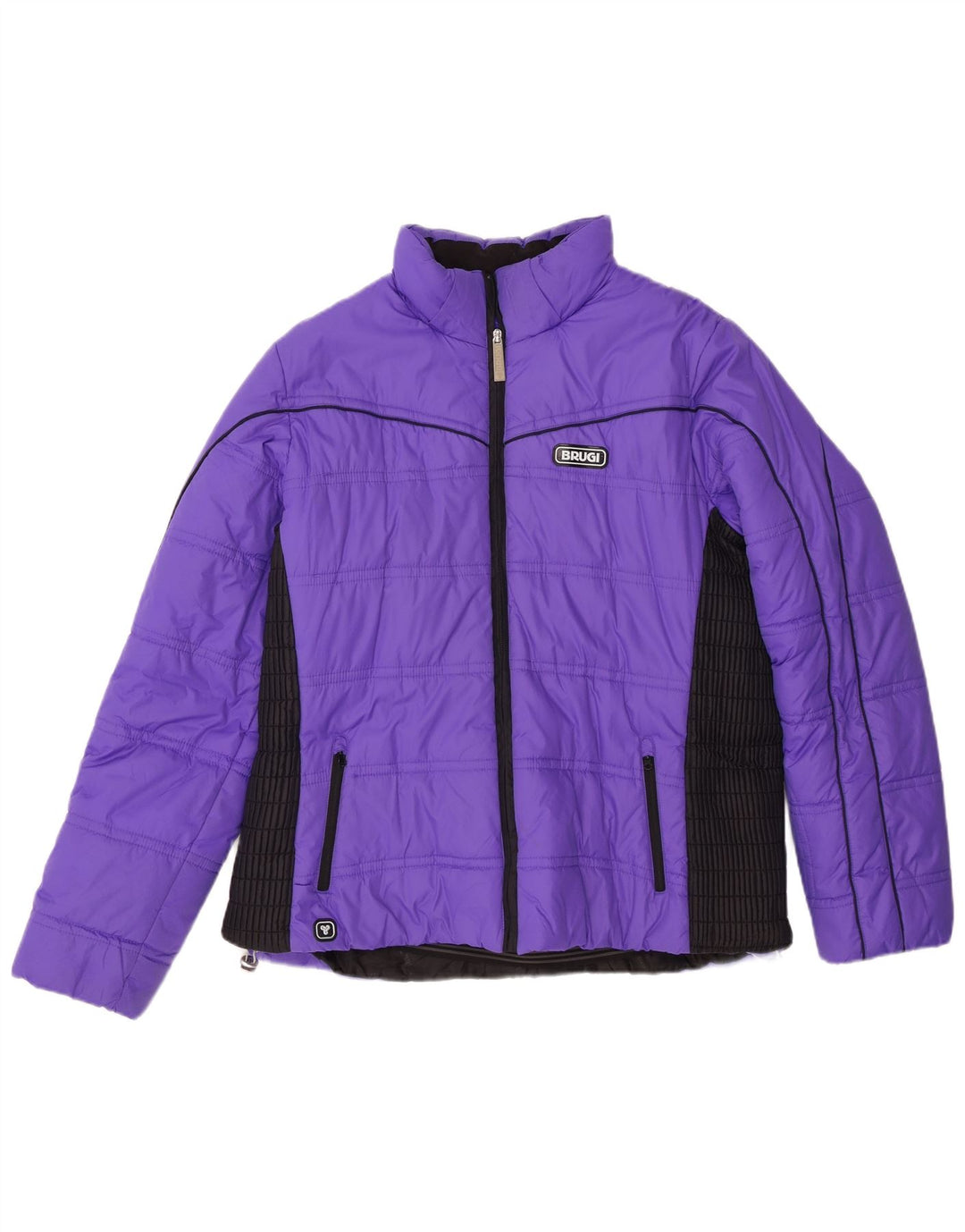 Brugi Chaqueta Acolchada Mujer ES 40 XL Morado Colorblock Poliamida