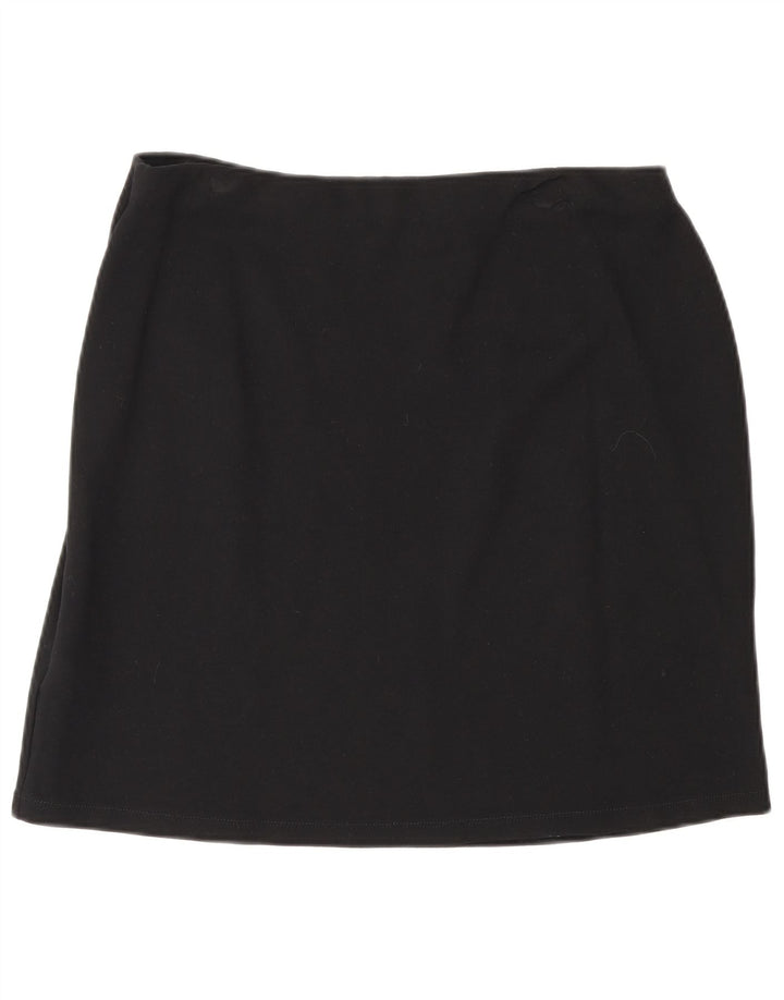 Marks & Spencer Minifalda para mujer UK 14 Large W30 Viscosa negra