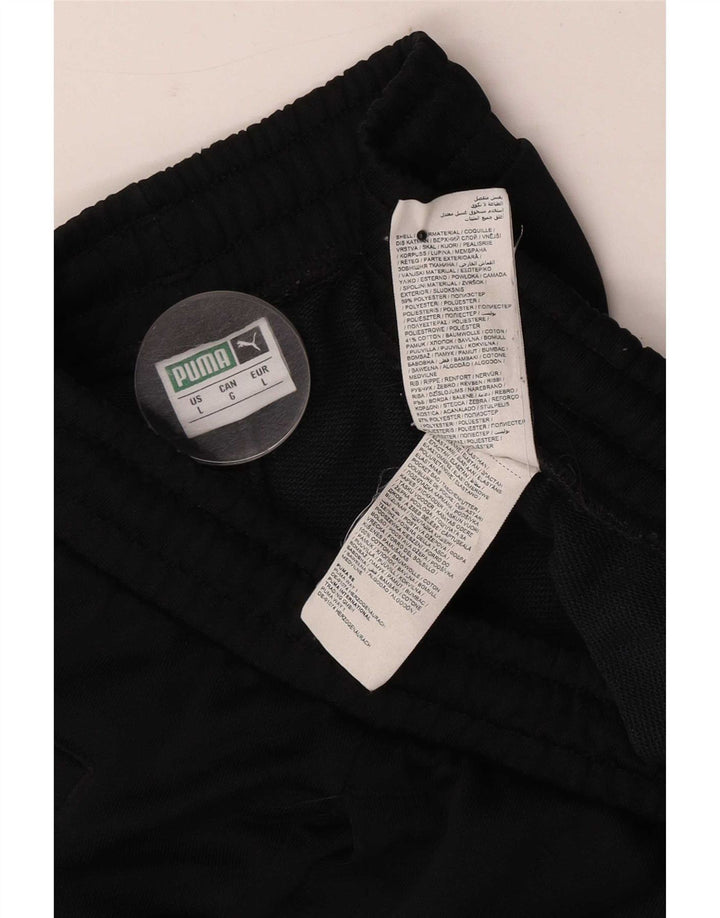 Puma Pantalones De Chándal Para Hombre Joggers Large Negro Colorblock Poliéster