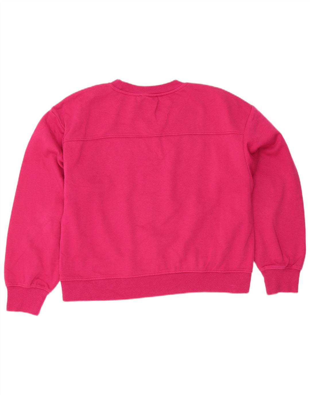Zara Mujer Crop Sudadera Jumper UK 46 Grande Rosa