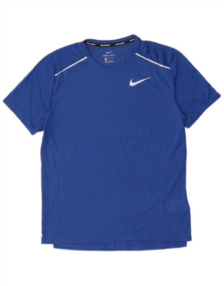 Camiseta Nike Dri Fit para hombre Top poliéster azul medio