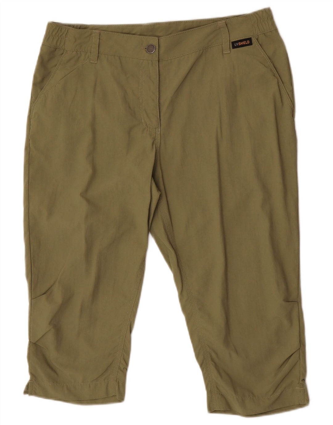 Jack Wolfskin Bermudas para mujer UK 10 Small W32 Poliamida caqui