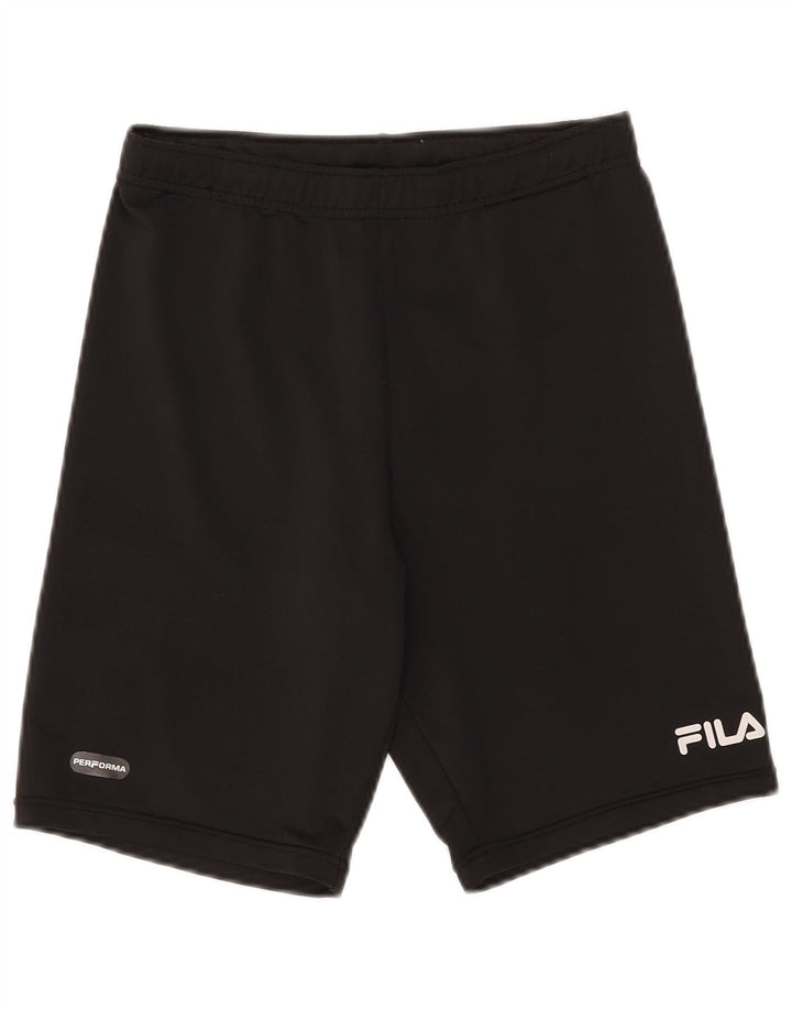 Fila Shorts deportivos para hombre IT 50 Medium Negro Poliéster