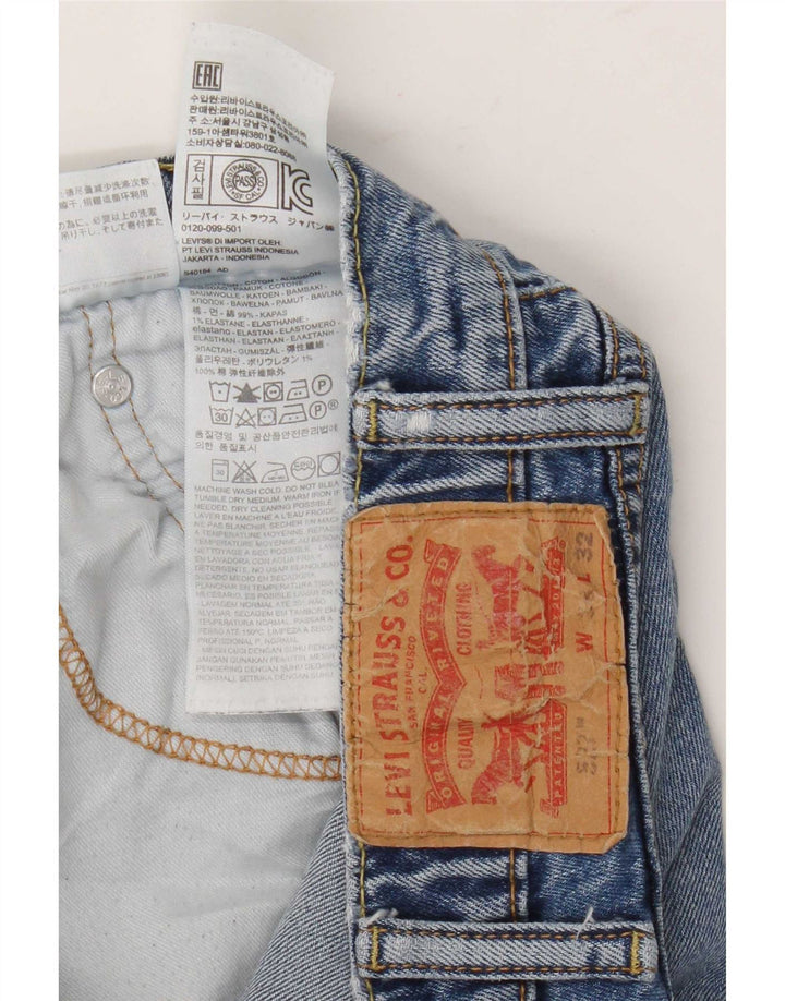 Levi's Hombre 527 Vaqueros Bootcut W38 L29 Algodón Azul