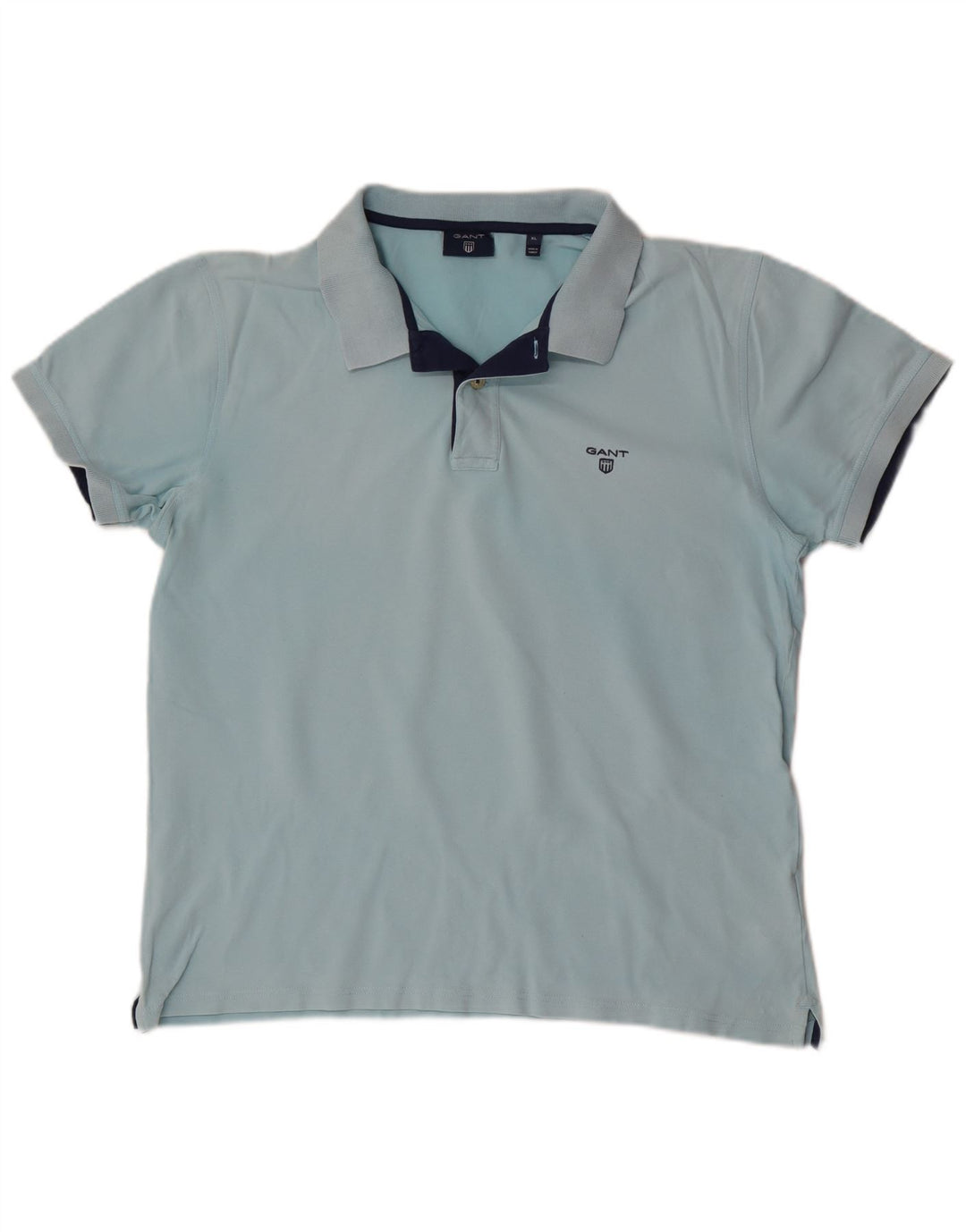 Gant Polo Hombre XL Azul Algodón